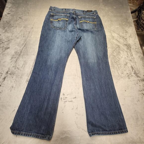 All American Clothing Jeans Mens 36x30 Denim AAREV 4092 Made in USA Straight Leg - Picture 7 of 8